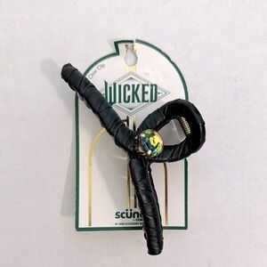 Scunci WICKED Black Hair Clip with Colorful Accent